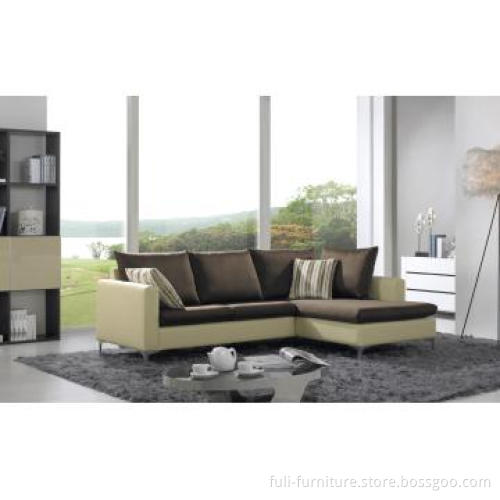 G-3358 Corner Two Pcs Top Grain Cow Leather+PVC Promotion